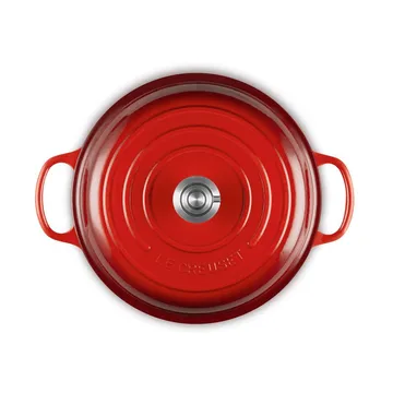 Le Creuset Classic cast iron buffet casserole with glass lid - Cerise, 3.5 l - Le Creuset