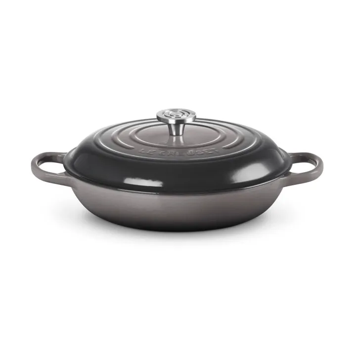 Le Creuset Classic cast iron buffet casserole with glass lid - Flint, 3.5 l - Le Creuset