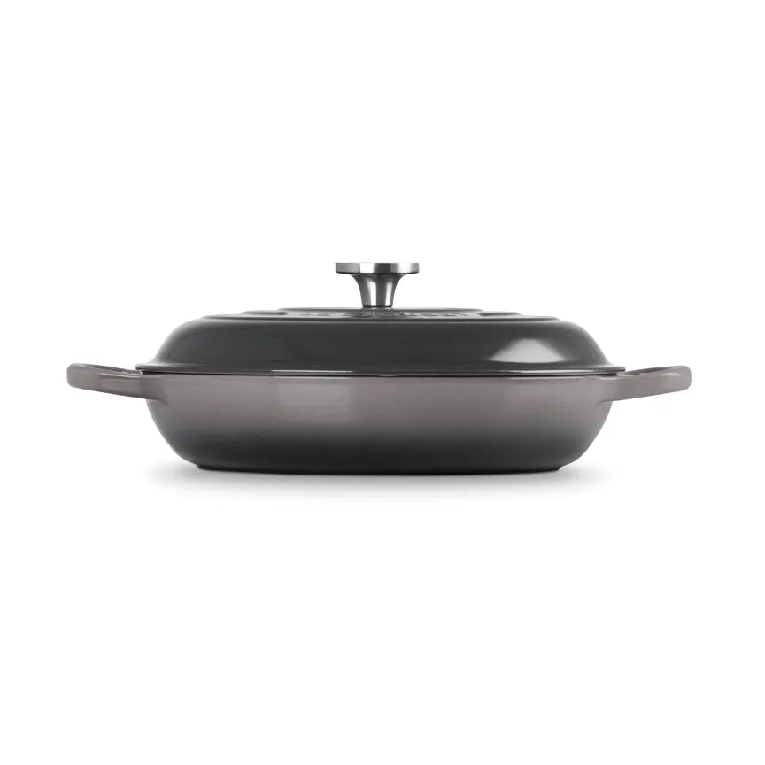 Le Creuset Classic cast iron buffet casserole with glass lid, Flint, 3.5 l Le Creuset