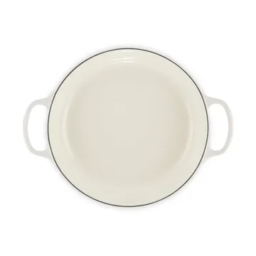 Le Creuset Classic cast iron buffet casserole with glass lid - Meringue, 3.5 l - Le Creuset