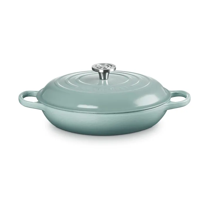 Le Creuset Classic cast iron buffet casserole with glass lid - Sea Salt, 3.5 l - Le Creuset