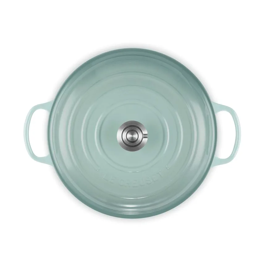 Le Creuset Classic cast iron buffet casserole with glass lid, Sea Salt, 3.5 l Le Creuset