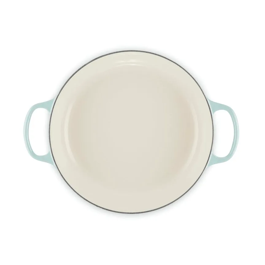 Le Creuset Classic cast iron buffet casserole with glass lid, Sea Salt, 3.5 l Le Creuset