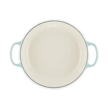 Le Creuset Classic cast iron buffet casserole with glass lid - Sea Salt, 3.5 l - Le Creuset