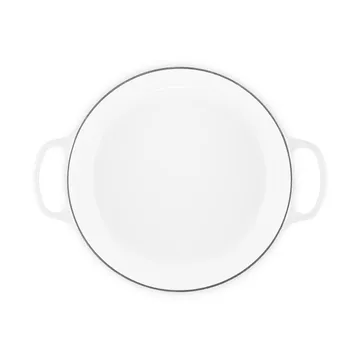 Le Creuset Classic cast iron buffet casserole with glass lid - White, 3.5 l - Le Creuset