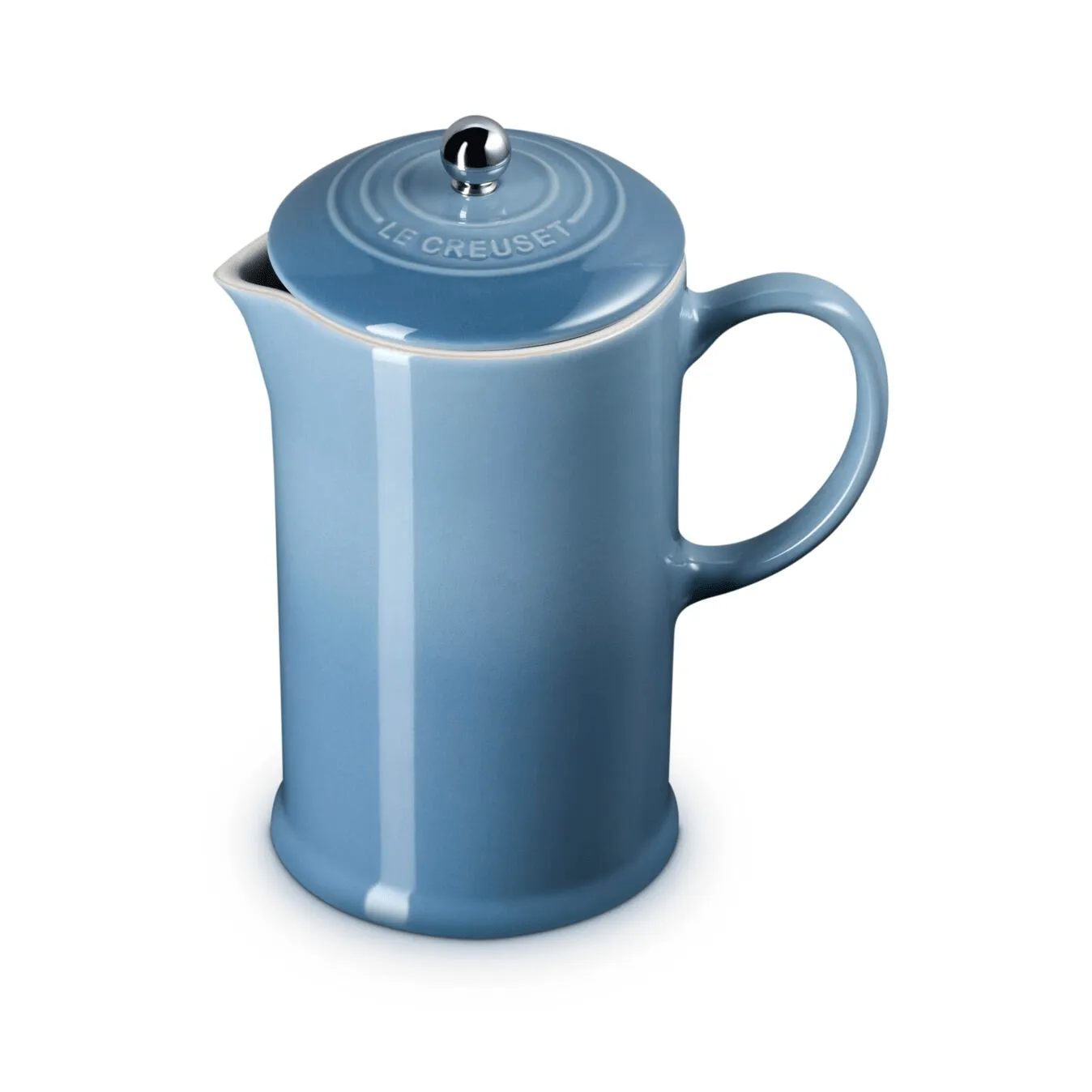 Le Creuset coffee press pot, Chambray, 1 l Le Creuset