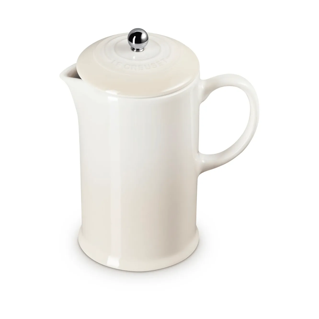 Le Creuset coffee press pot, Meringue, 1 l Le Creuset