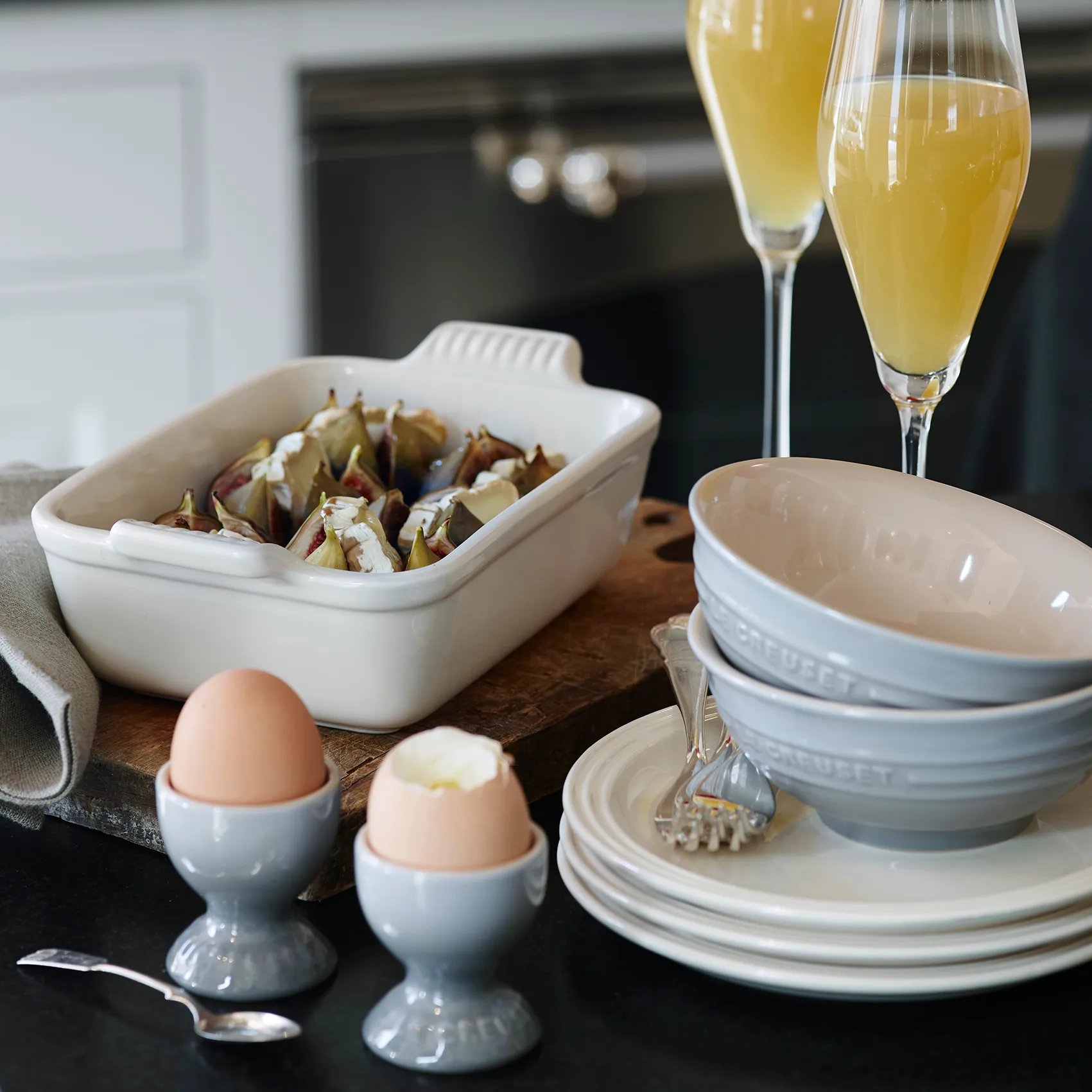Le Creuset egg cup, Mist gray Le Creuset
