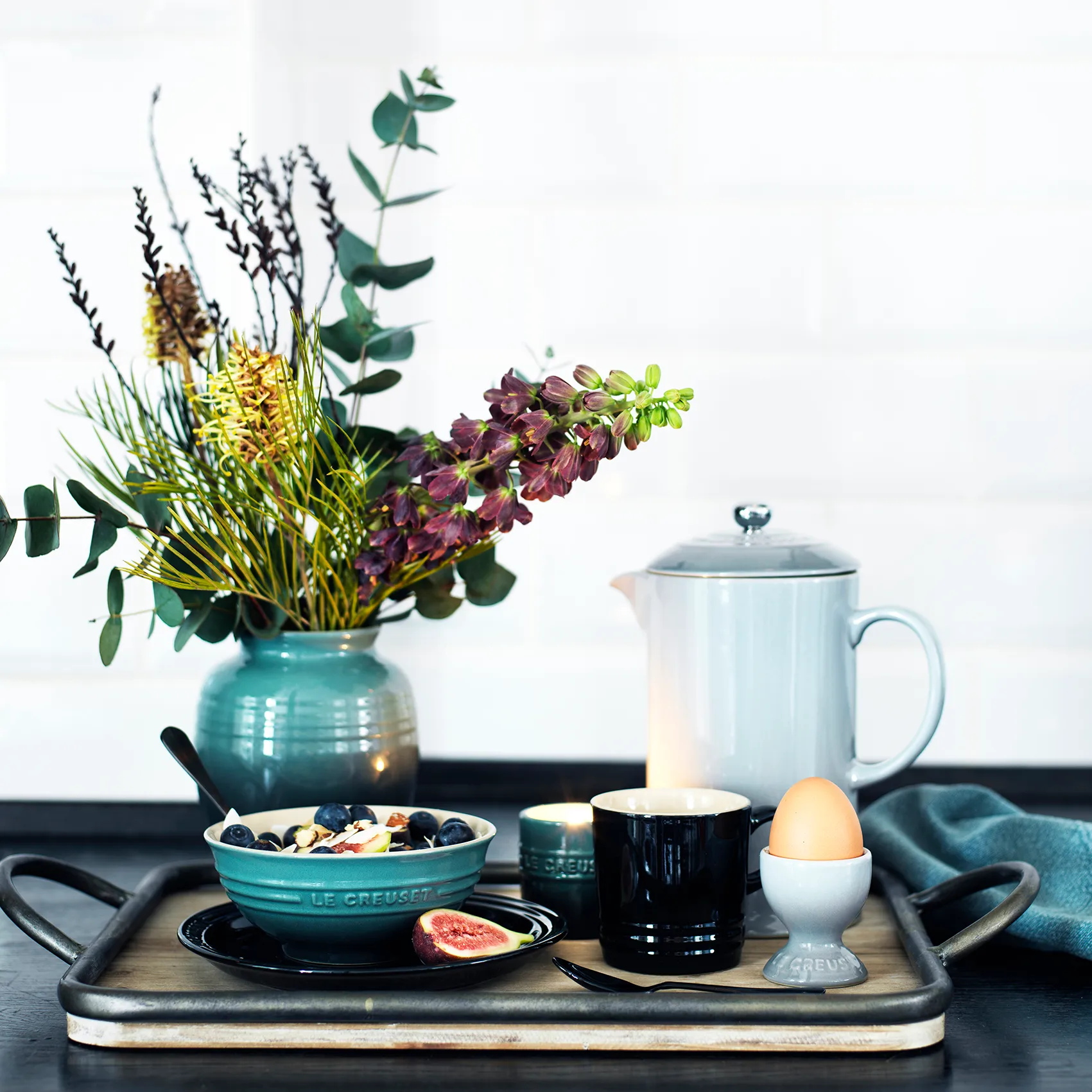 Le Creuset egg cup, Mist gray Le Creuset