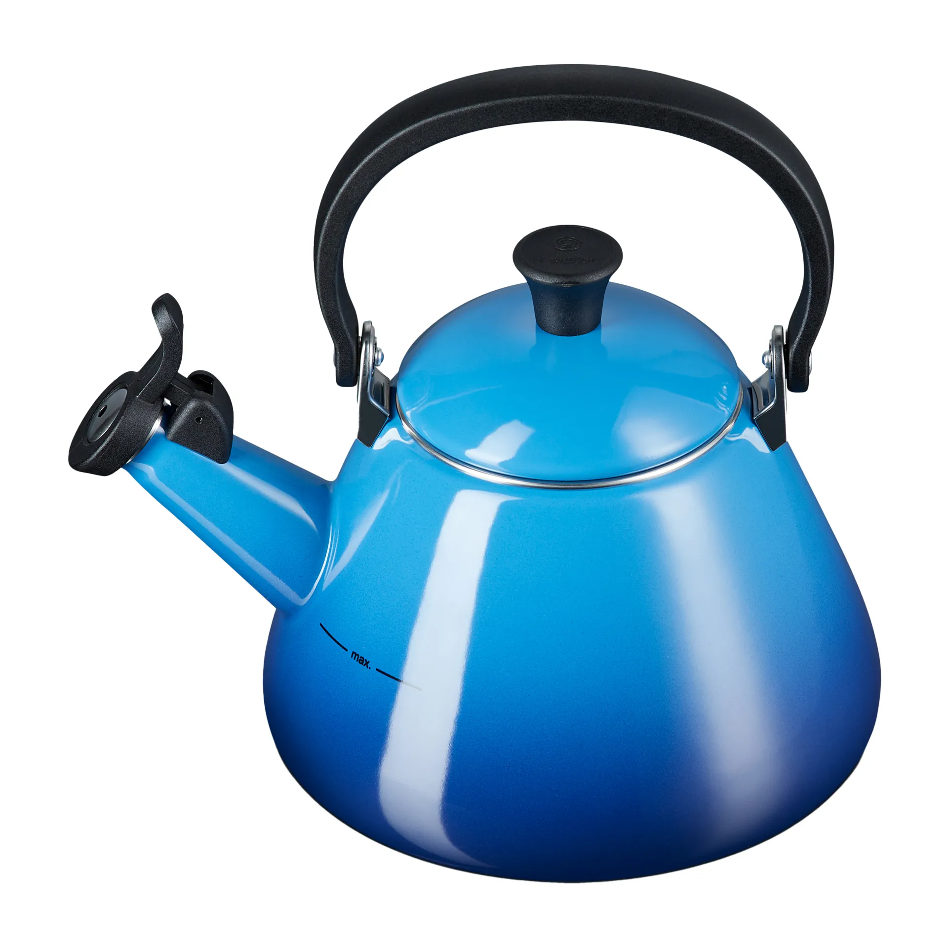 Le Creuset Kone kettle with whistle, Azure blue Le Creuset