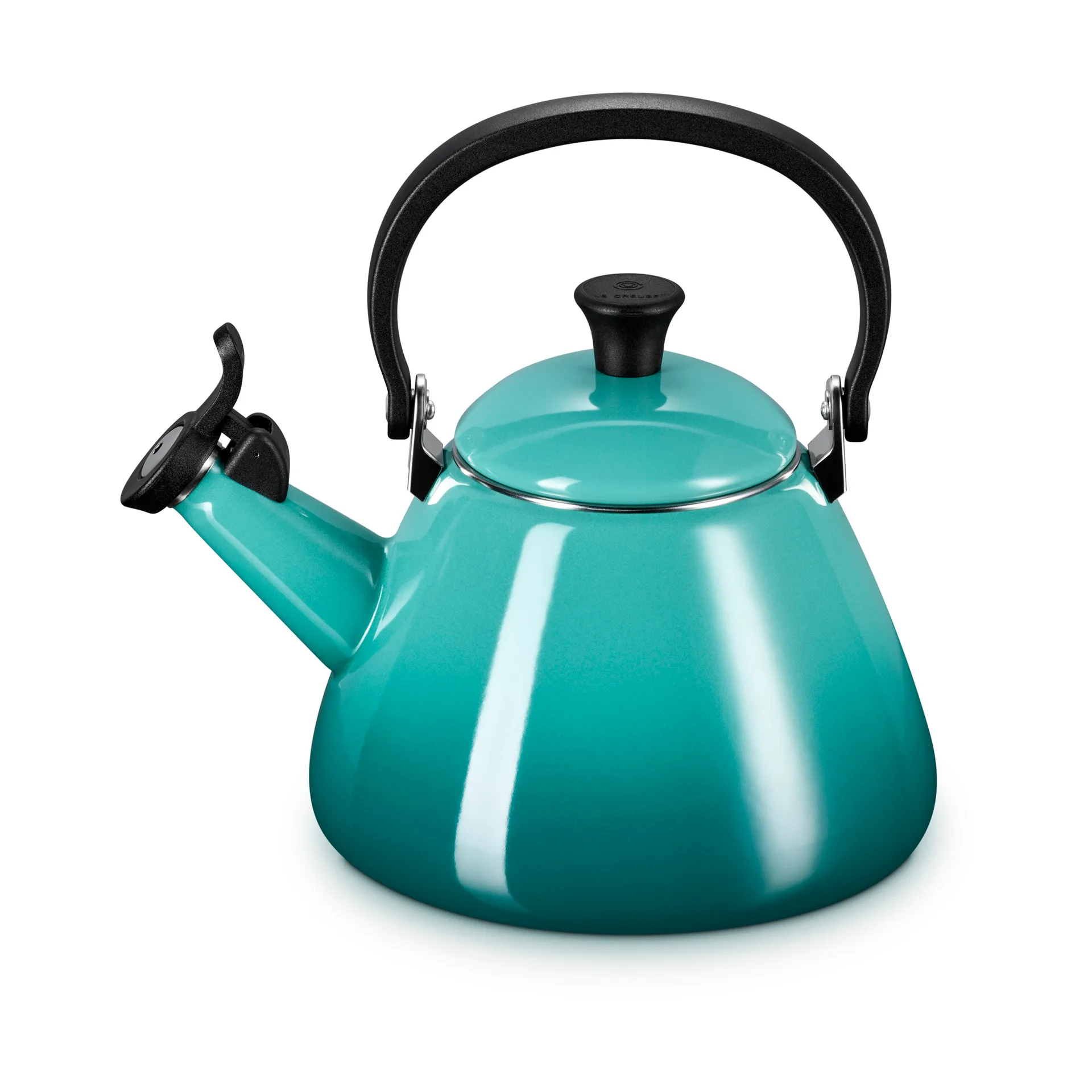Le Creuset Kone kettle with whistle, Bleu Riviera Le Creuset