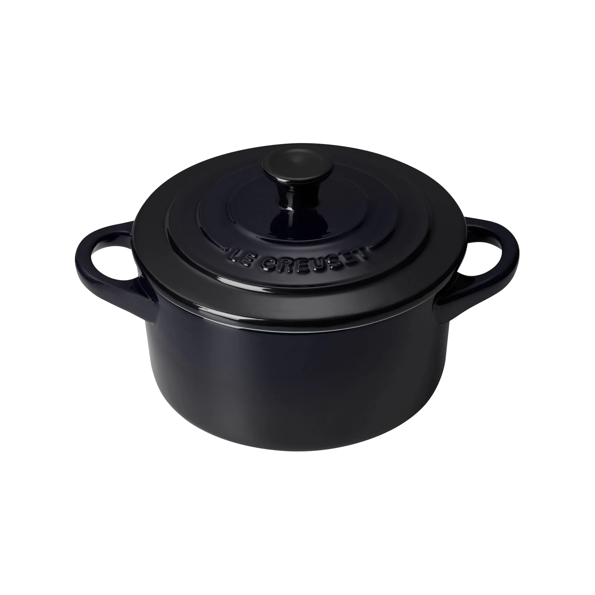 Le Creuset mini casserole 10 cm, Black Le Creuset