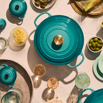 Le Creuset mini casserole 10 cm - Bleu Riviera - Le Creuset