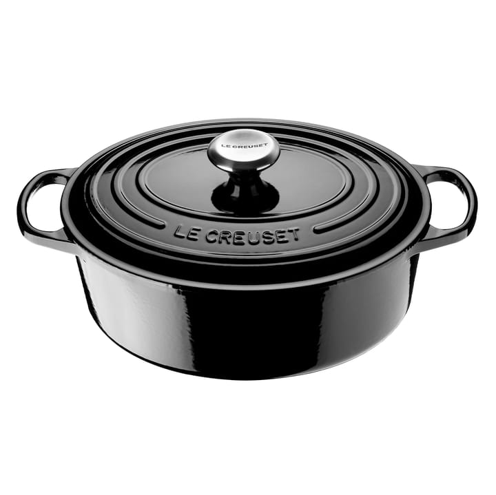 Le Creuset oval casserole 4.1 l, Black Le Creuset