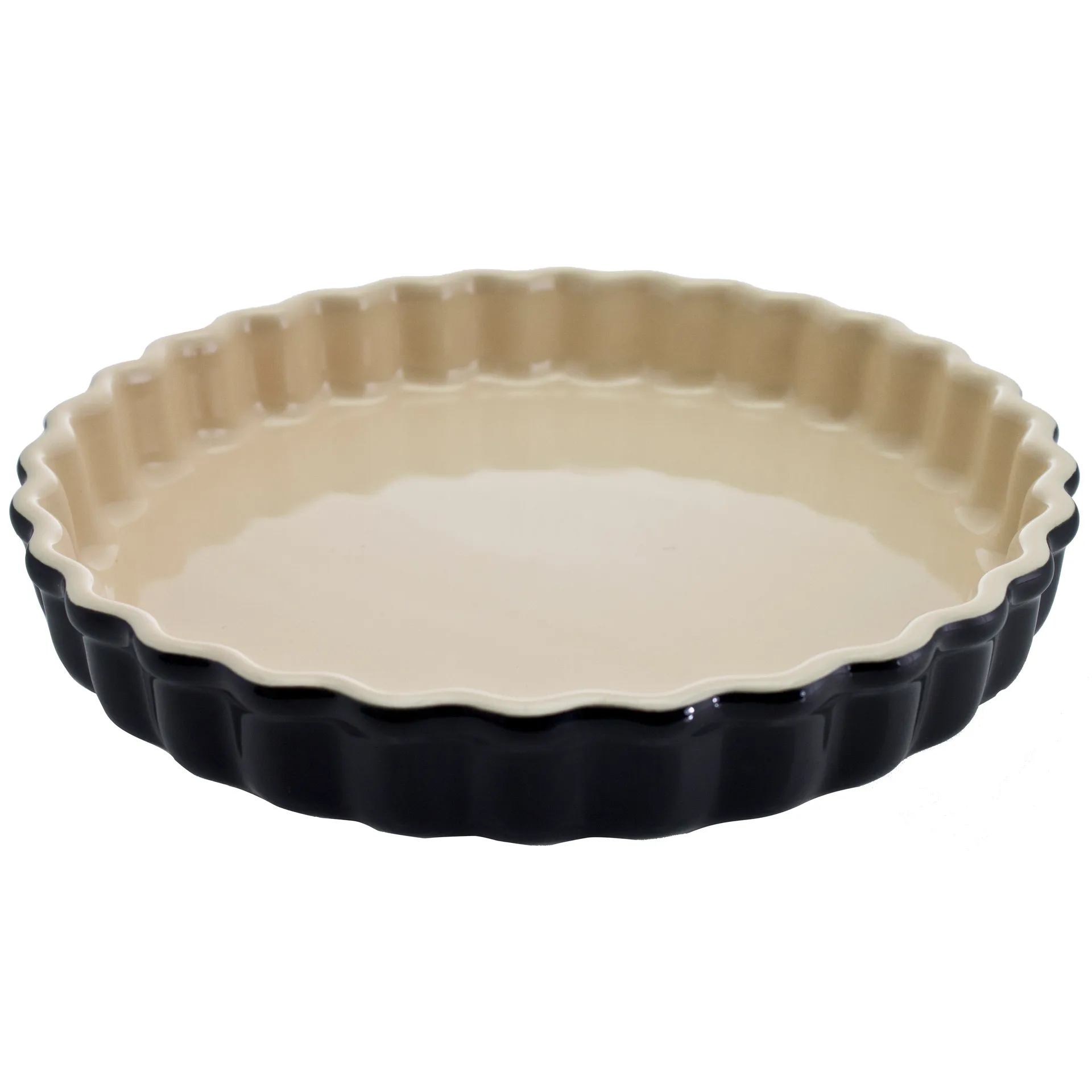 Le Creuset pie dish 28 cm, Black Le Creuset