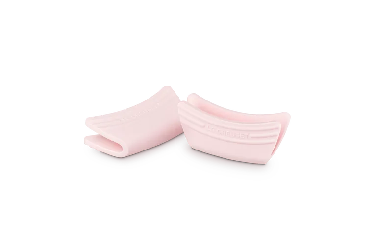 Le Creuset pot holders 2-pack silicone 12x6 cm, Shell pink Le Creuset