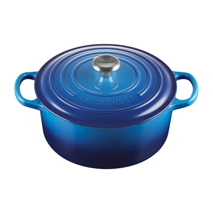 Le Creuset round casserole 3.3 l - Azure blue - Le Creuset
