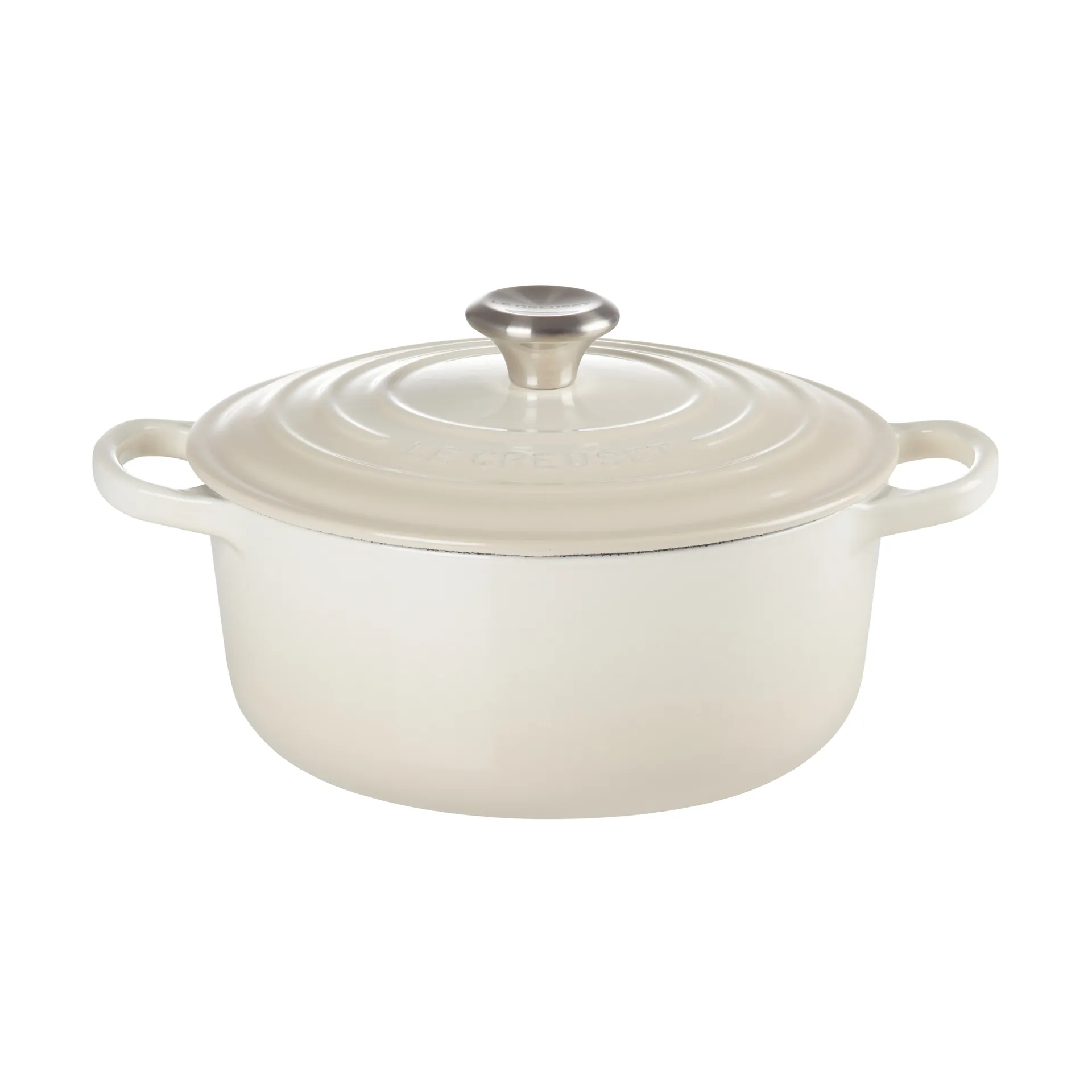 Le Creuset round casserole 3.3 l, Meringue Le Creuset
