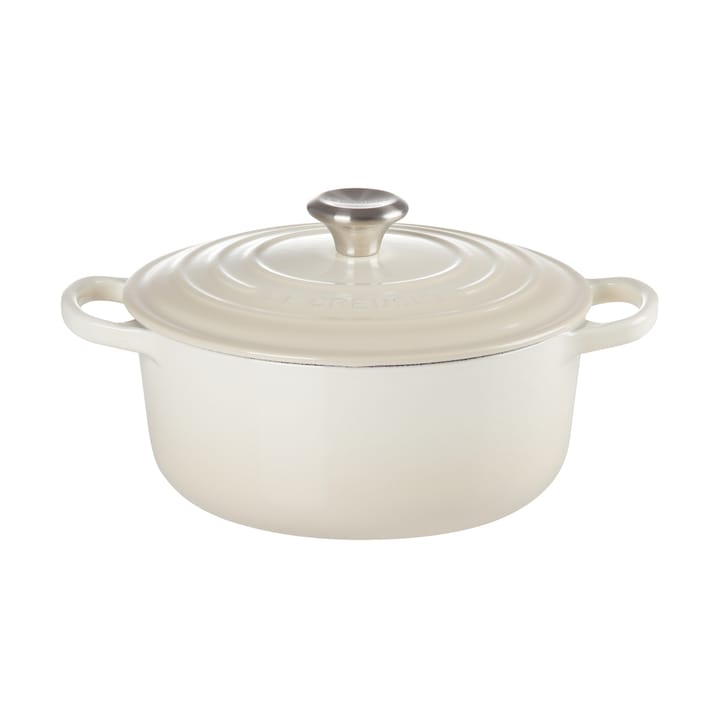 Le Creuset round casserole 3.3 l - Meringue - Le Creuset