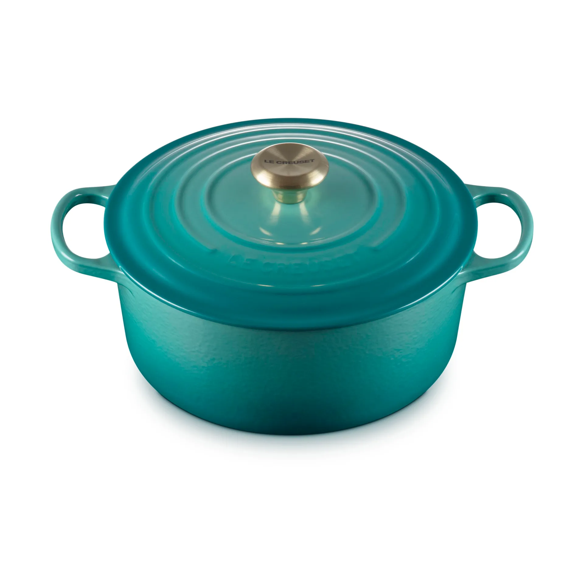 Le Creuset round casserole 5.3 l, Bleu Riviera Le Creuset