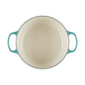 Le Creuset round casserole 5.3 l - Bleu Riviera - Le Creuset
