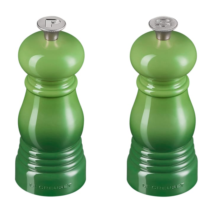 Le Creuset salt- and pepper mill set 11 cm, Bamboo Green Le Creuset