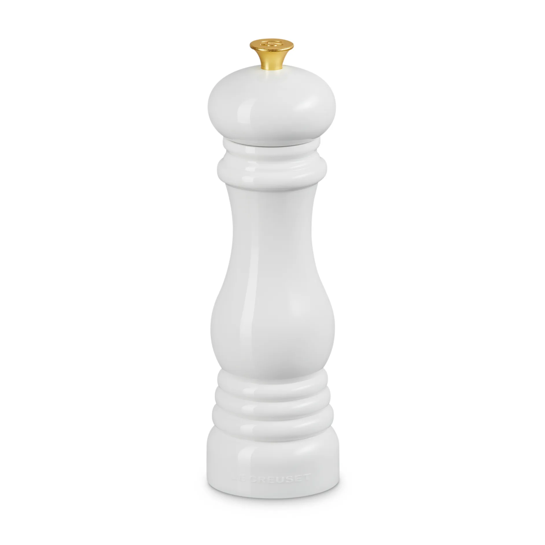 Le Creuset salt mill 21 cm, White-gold Le Creuset