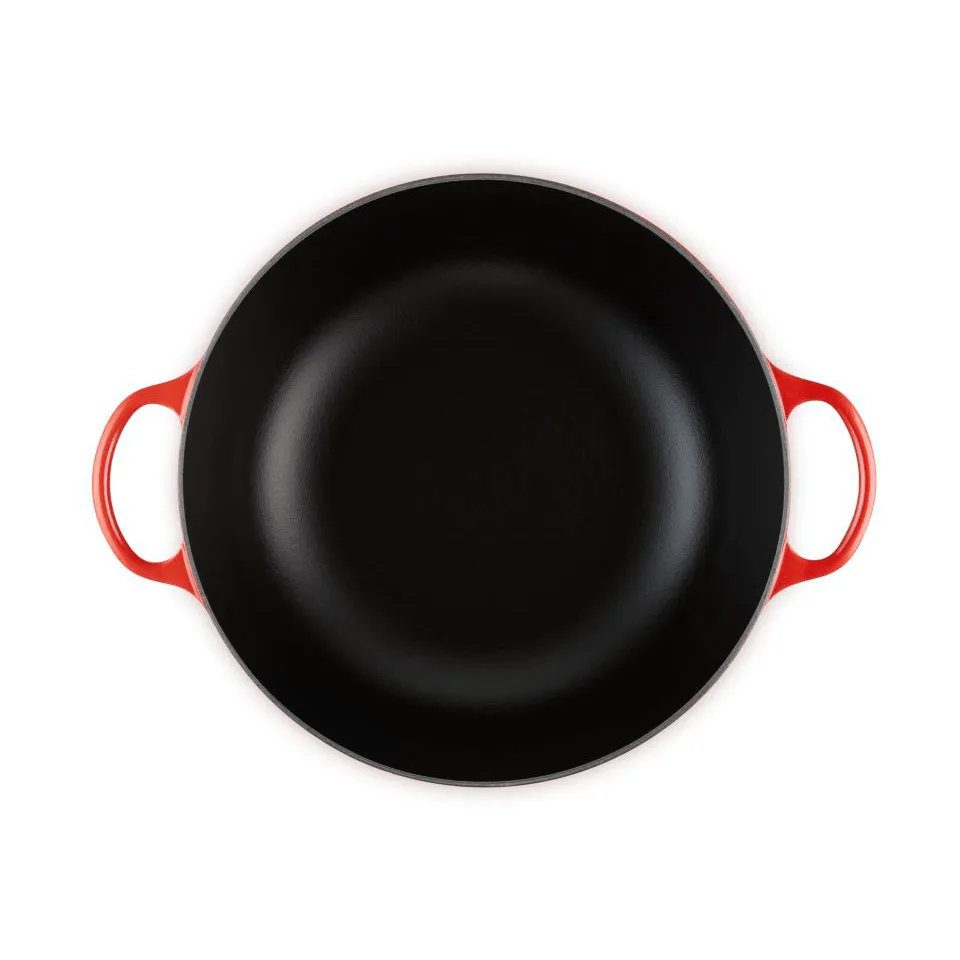 Le Creuset Signature cast iron casserole pot, Cerise, 7 l Le Creuset