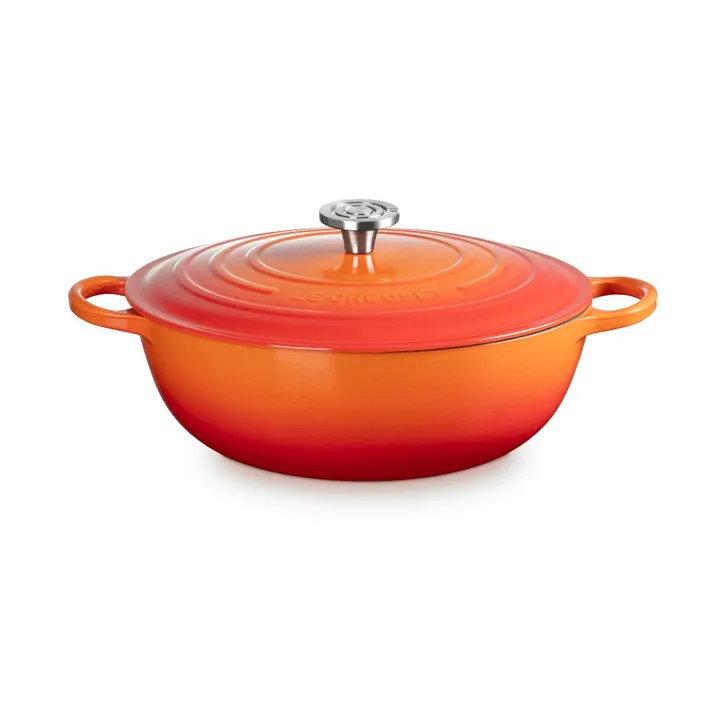Le Creuset Signature cast iron casserole pot - Volcanic, 7 l - Le Creuset