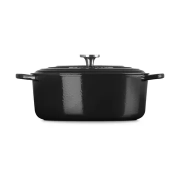 Le Creuset Signature cast iron oval casserole - Black, 6.3 l - Le Creuset