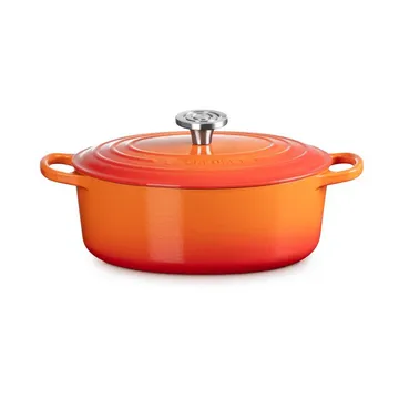 Le Creuset Signature cast iron oval casserole - Volcanic, 4.1 l - Le Creuset
