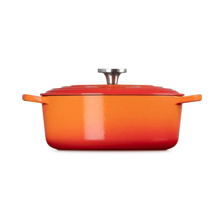 Le Creuset Signature cast iron oval casserole, Volcanic, 4.1 l Le Creuset