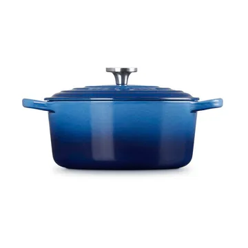 Le Creuset Signature cast iron round casserole - Azure, 3.3 l - Le Creuset