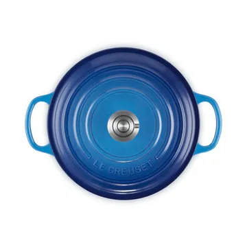 Le Creuset Signature cast iron round casserole - Azure, 3.3 l - Le Creuset