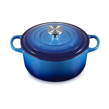 Le Creuset Signature cast iron round casserole - Azure, 4.2 l - Le Creuset