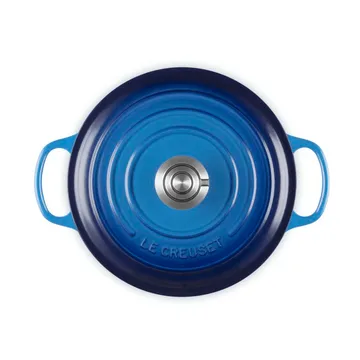 Le Creuset Signature cast iron round casserole - Azure, 4.2 l - Le Creuset