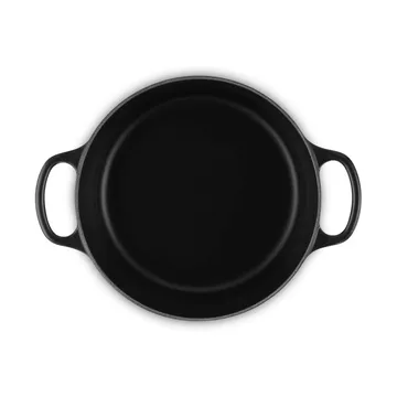 Le Creuset Signature cast iron round casserole - Black, 3.3 l - Le Creuset