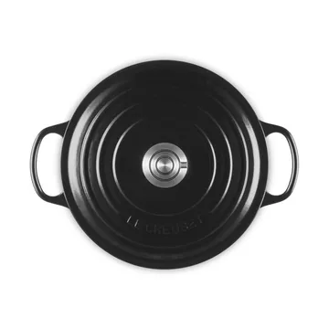 Le Creuset Signature cast iron round casserole - Black, 5.3 l - Le Creuset
