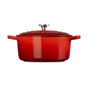Le Creuset Signature cast iron round casserole - Cerise, 3.3 l - Le Creuset