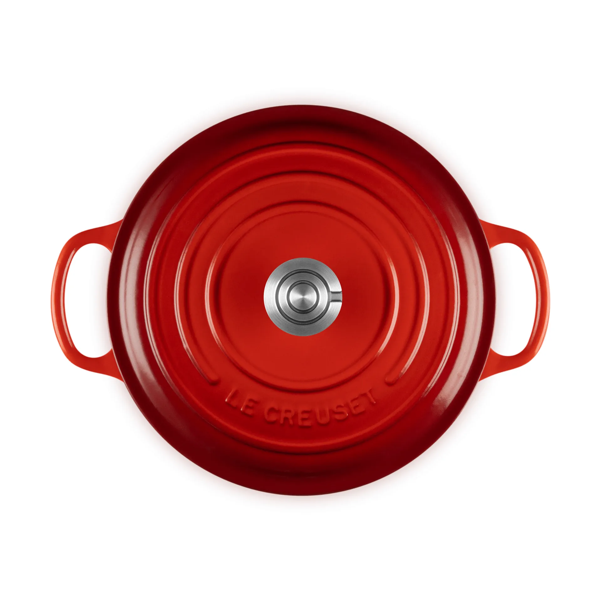Le Creuset Signature cast iron round casserole, Cerise, 3.3 l Le Creuset