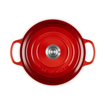 Le Creuset Signature cast iron round casserole - Cerise, 4.2 l - Le Creuset