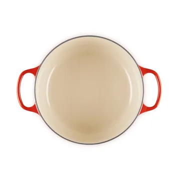 Le Creuset Signature cast iron round casserole - Cerise, 5.3 l - Le Creuset