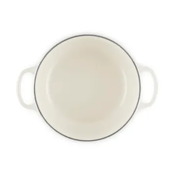 Le Creuset Signature cast iron round casserole - Meringue, 3.3 l - Le Creuset