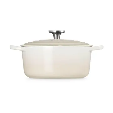 Le Creuset Signature cast iron round casserole - Meringue, 4.2 l - Le Creuset