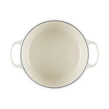 Le Creuset Signature cast iron round casserole - Meringue, 4.2 l - Le Creuset