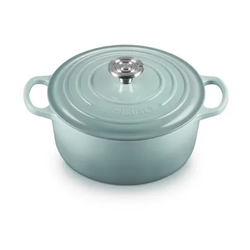 Le Creuset Signature cast iron round casserole - Sea Salt, 4.2 l - Le Creuset