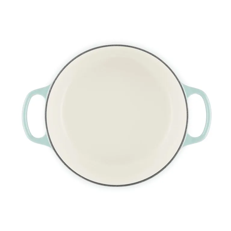 Le Creuset Signature cast iron round casserole, Sea Salt, 4.2 l Le Creuset