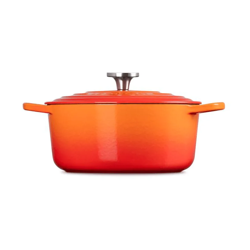 Le Creuset Signature cast iron round casserole, Volcanic, 5.3 l Le Creuset