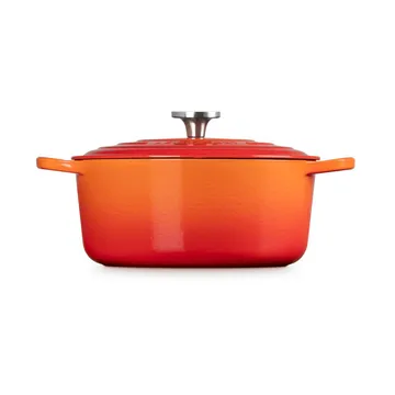 Le Creuset Signature cast iron round casserole - Volcanic, 6.7 l - Le Creuset