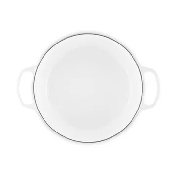 Le Creuset Signature cast iron round casserole - White, 6.7 l - Le Creuset
